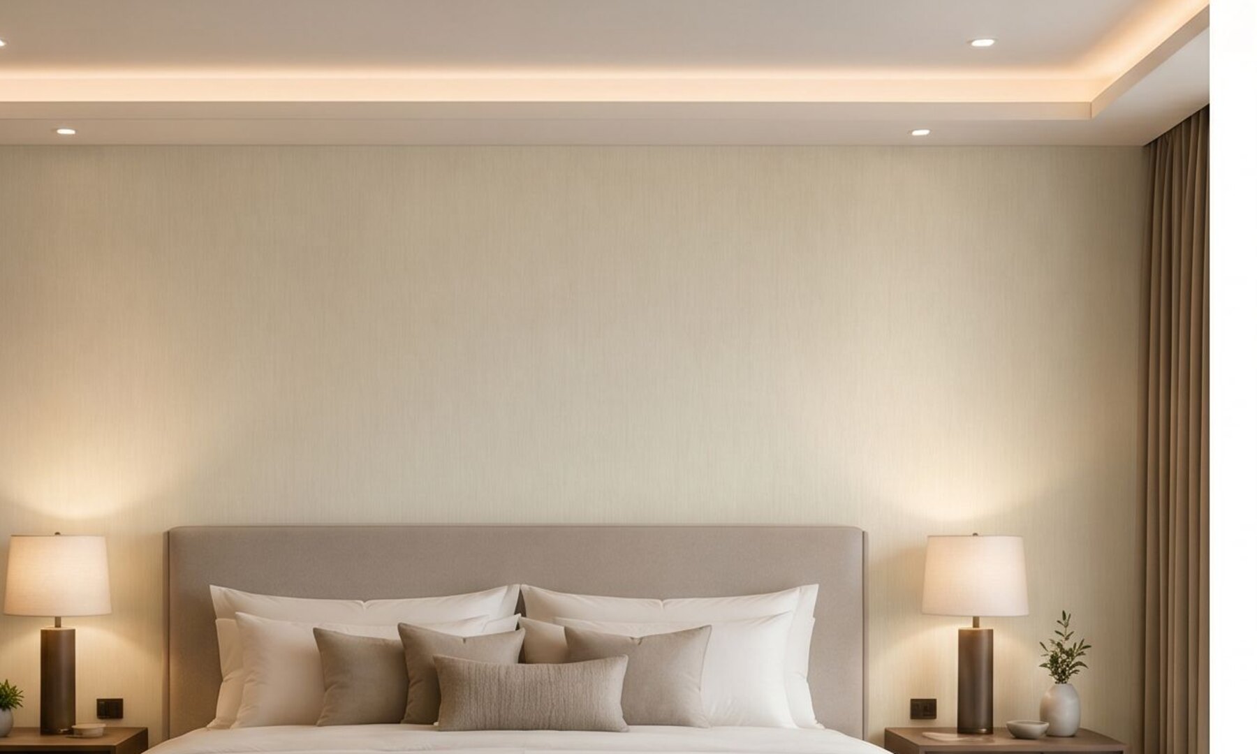 Layana Living wallcovering in a contemporary interior